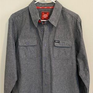 Jetty long sleep button down shirt Size L